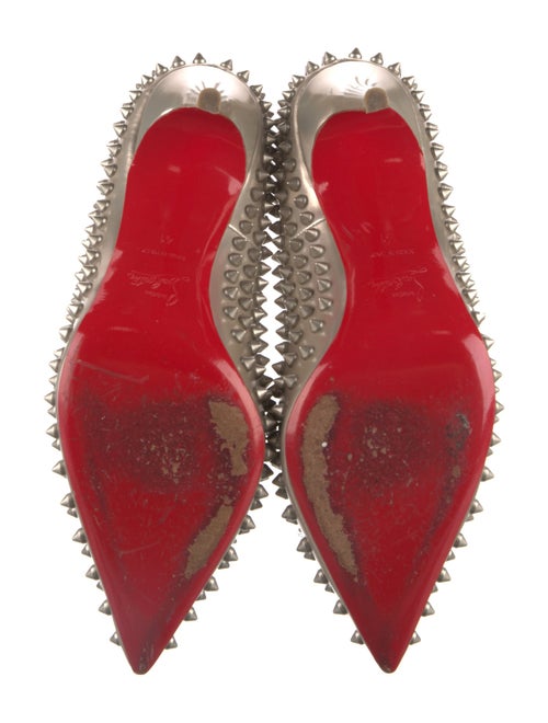 Christian Louboutin Spike Accents Leather Pumps