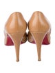 Christian Louboutin Leather Colorblock Pattern Pumps