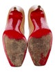 Christian Louboutin Leather Colorblock Pattern Pumps