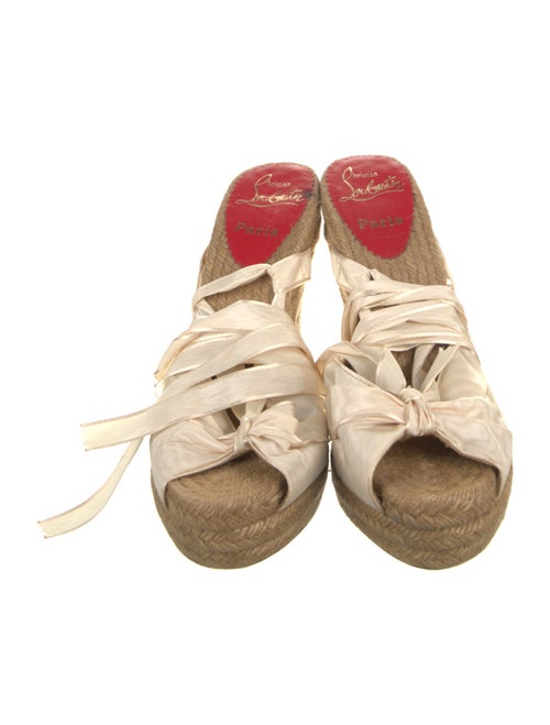 Christian Louboutin Colorblock Pattern Slingback Pumps