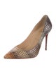 Christian Louboutin Snakeskin Printed Pumps