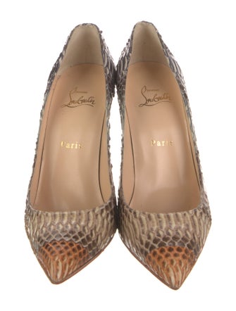 Christian Louboutin Snakeskin Printed Pumps