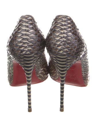 Christian Louboutin Snakeskin Printed Pumps