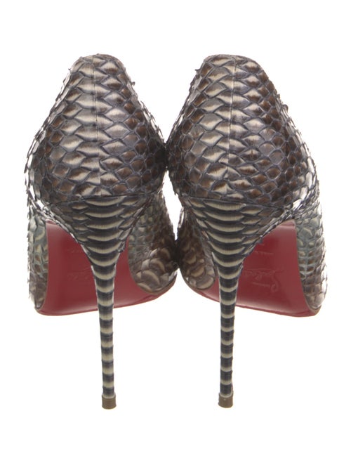 Christian Louboutin Snakeskin Printed Pumps