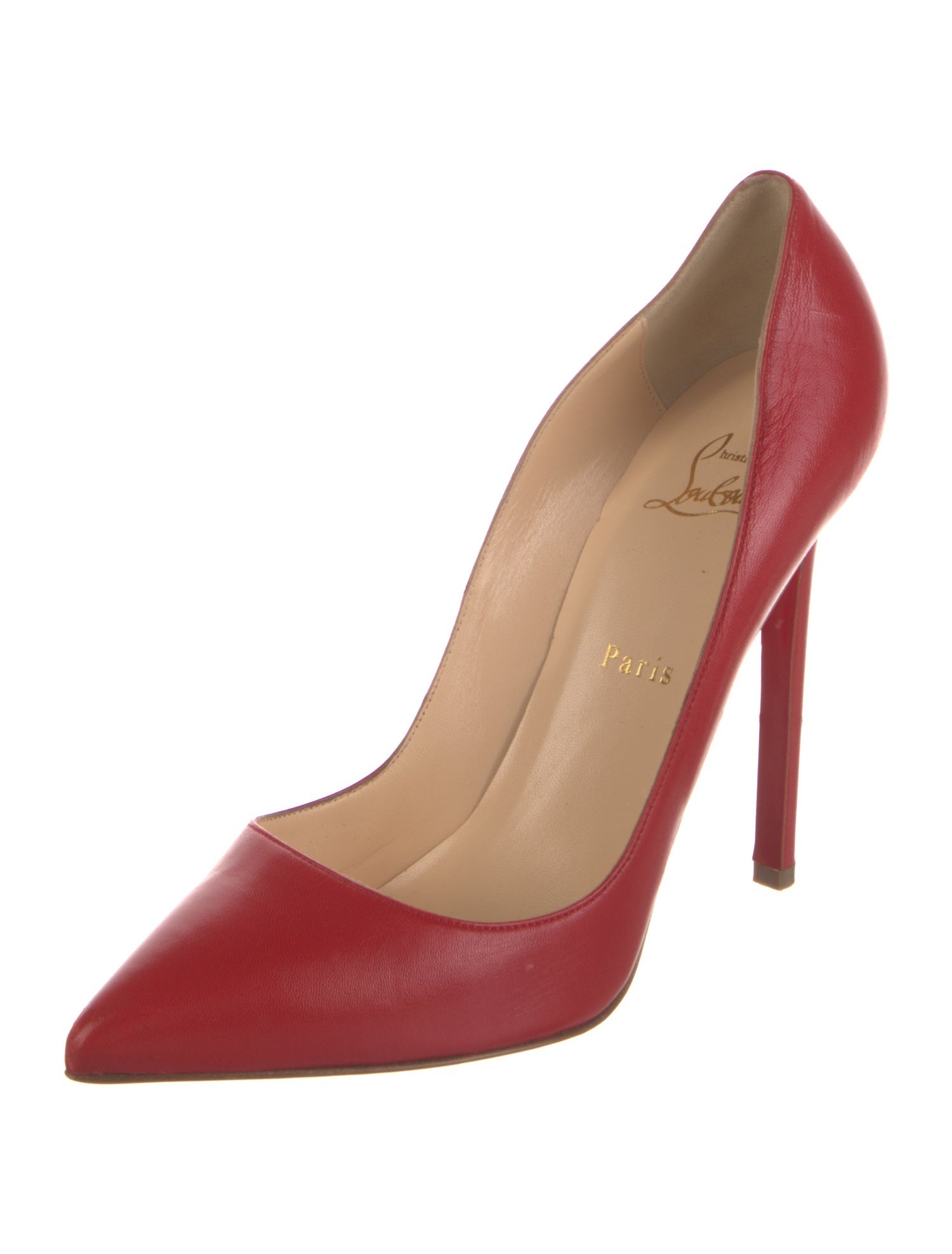 Christian Louboutin Pigalle 120 Leather Pumps