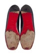 Christian Louboutin Leather Graphic Print Ballet Flats