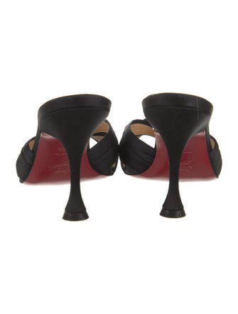 Christian Louboutin Nicol is Back Satin Slides
