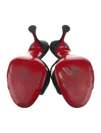 Christian Louboutin Nicol is Back Satin Slides