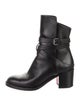 Christian Louboutin Leather Moto Boots