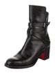 Christian Louboutin Leather Moto Boots