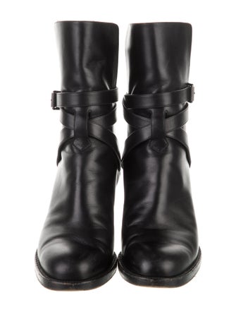 Christian Louboutin Leather Moto Boots