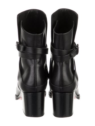 Christian Louboutin Leather Moto Boots