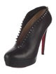 Christian Louboutin Spike Accents Leather Pumps