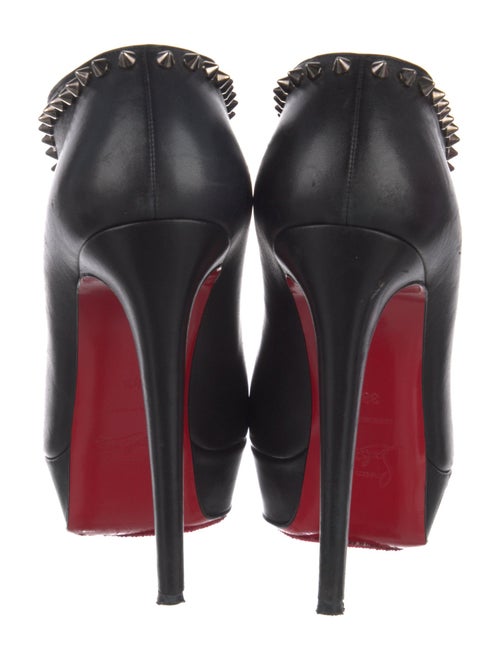 Christian Louboutin Spike Accents Leather Pumps