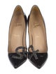Christian Louboutin Patent Leather Crystal Embellishments Pumps