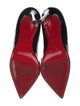 Christian Louboutin Patent Leather Crystal Embellishments Pumps