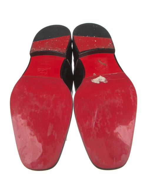 Christian Louboutin Leather Chain-Link Accents Oxfords