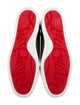 Christian Louboutin Mesh Leather Trim Embellishment Sneakers