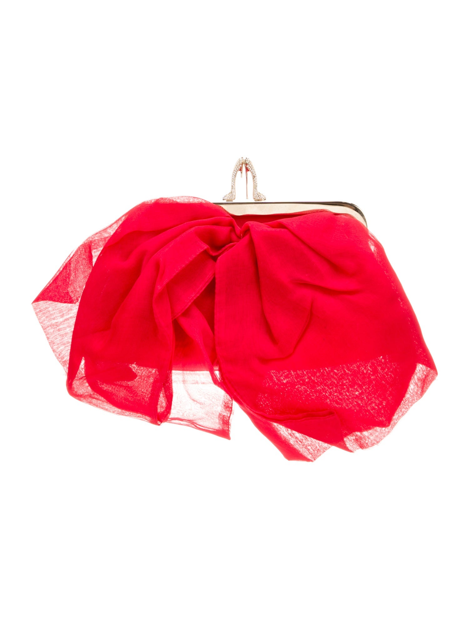 Christian Louboutin Satin Clutch