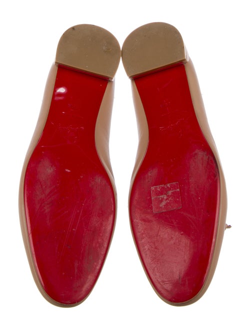 Christian Louboutin Spike Accents Leather Ballet Flats