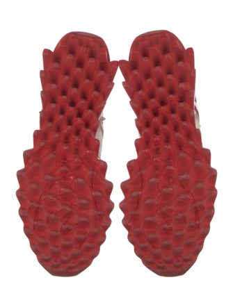 Christian Louboutin Spike Accents Mesh Sneakers