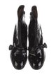 Christian Louboutin Patent Leather Leather Trim Embellishment Boots