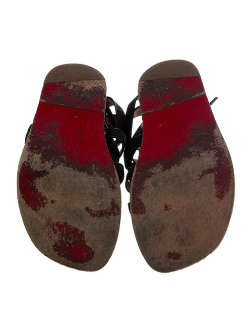 Christian Louboutin Leather Gladiator Sandals