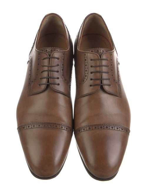 Christian Louboutin Leather Lasercut Accents Brogues