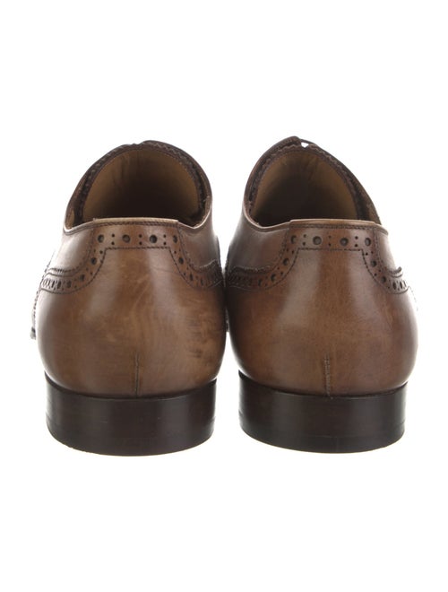 Christian Louboutin Leather Lasercut Accents Brogues