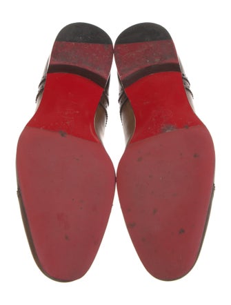 Christian Louboutin Leather Lasercut Accents Brogues