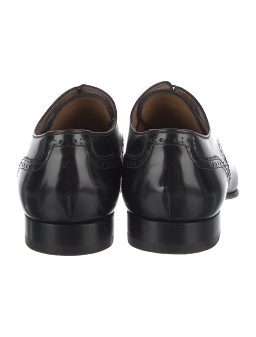 Christian Louboutin Leather Lasercut Accents Brogues