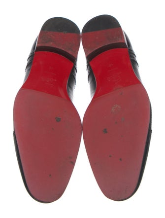 Christian Louboutin Leather Lasercut Accents Brogues