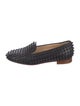 Christian Louboutin Spike Accents Leather Loafers