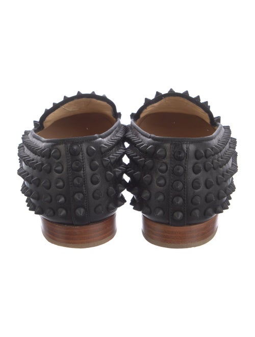 Christian Louboutin Spike Accents Leather Loafers