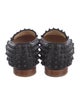 Christian Louboutin Spike Accents Leather Loafers