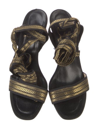 Christian Louboutin Printed Sandals