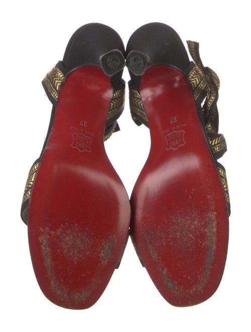 Christian Louboutin Printed Sandals