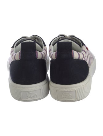 Christian Louboutin Canvas Striped Sneakers
