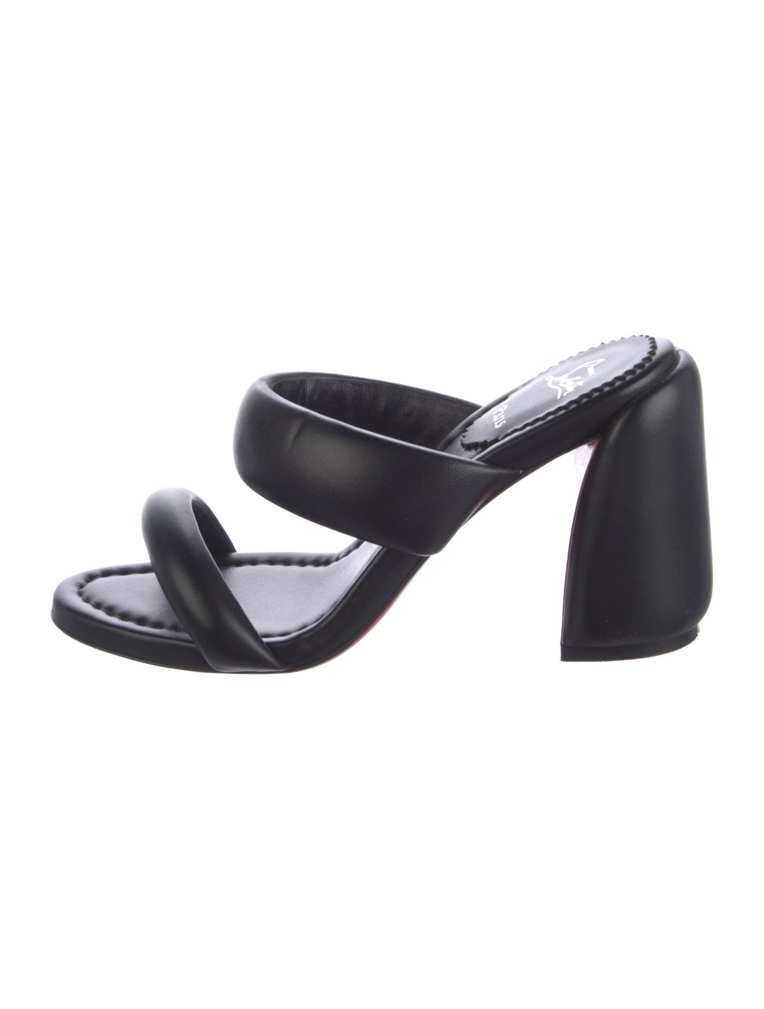 Christian Louboutin Leather Slides