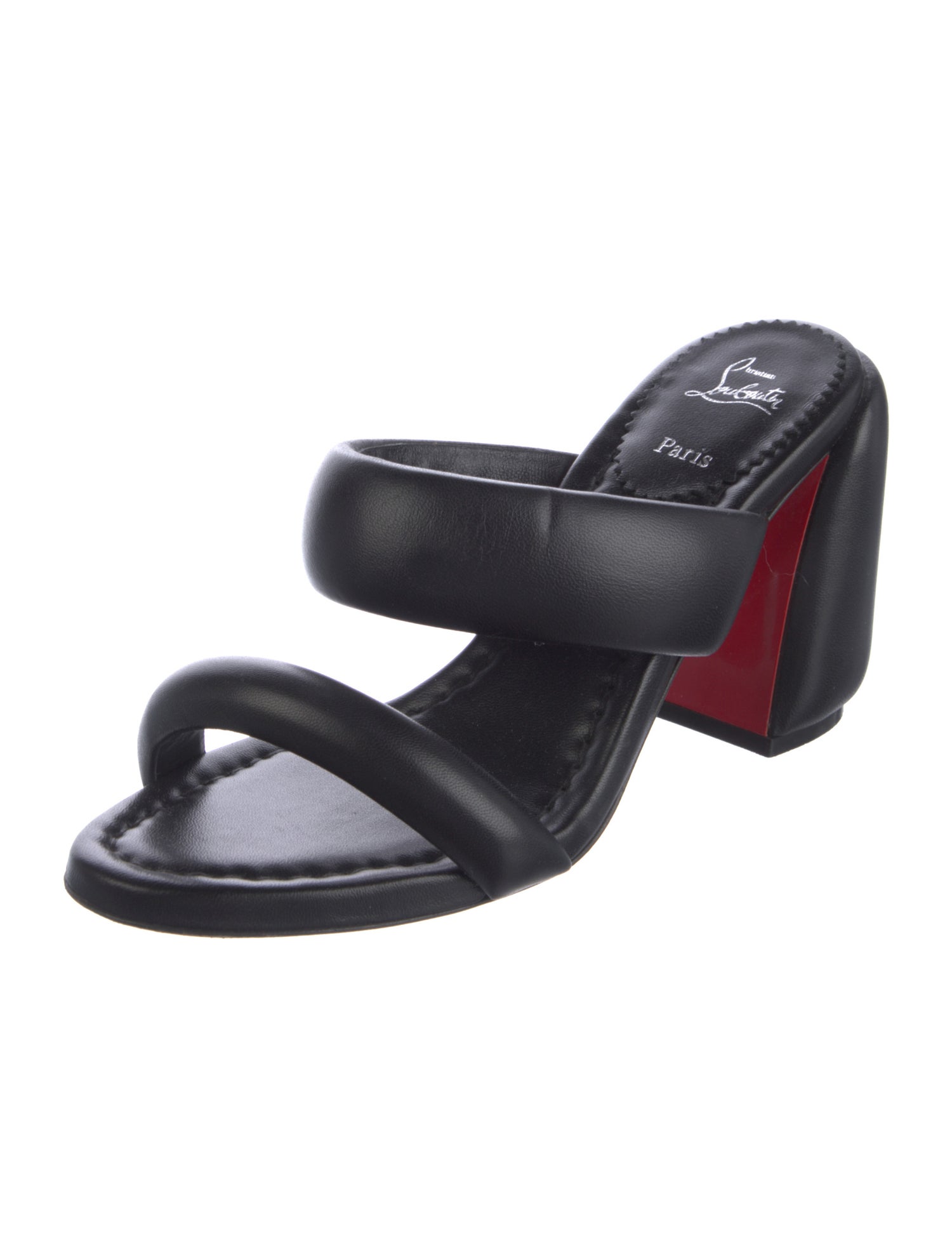 Christian Louboutin Leather Slides