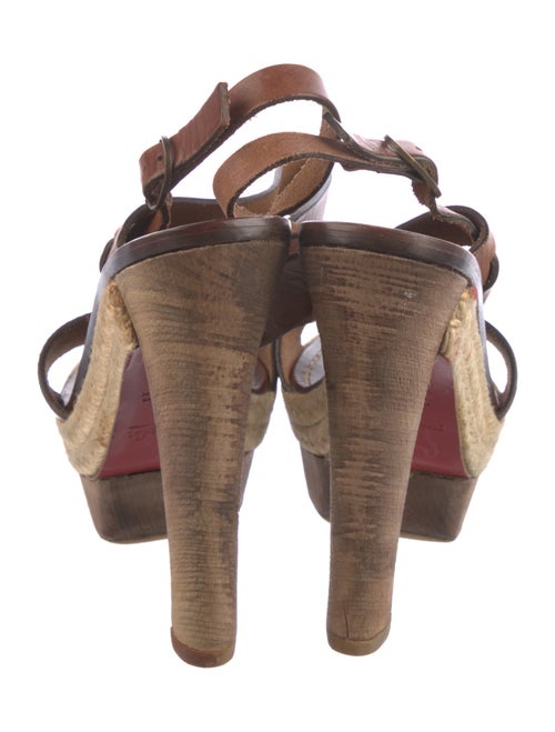 Christian Louboutin Leather Slingback Pumps