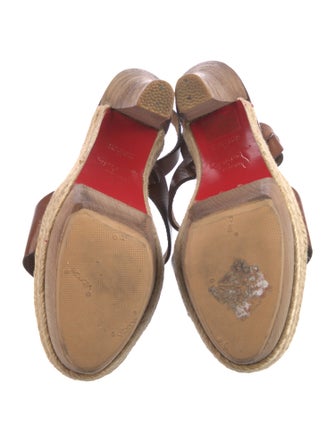 Christian Louboutin Leather Slingback Pumps