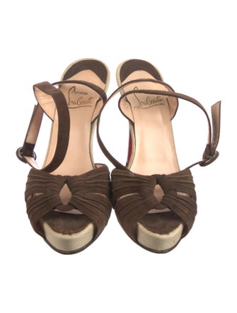Christian Louboutin Suede Sandals