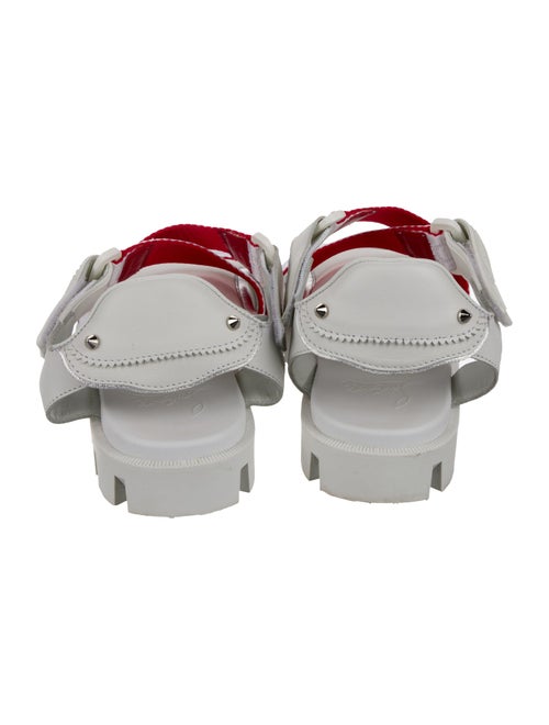 Christian Louboutin Spike Accents Leather Sandals
