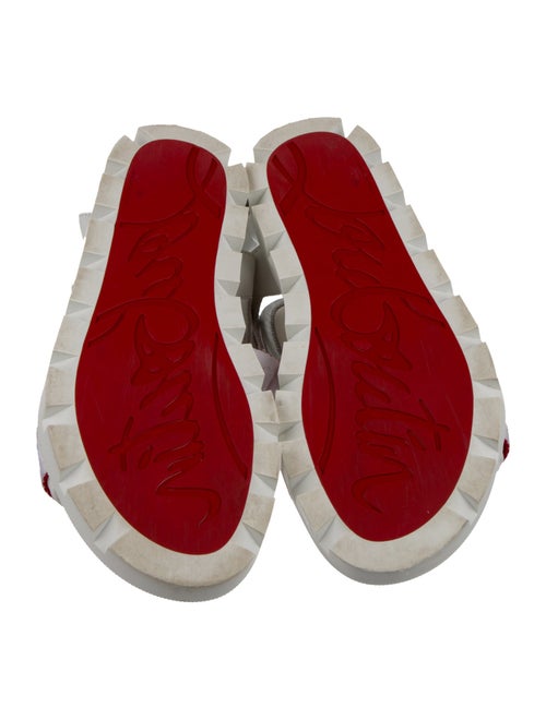 Christian Louboutin Spike Accents Leather Sandals