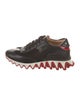 Christian Louboutin Spike Accents Leather Sneakers