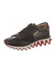 Christian Louboutin Spike Accents Leather Sneakers