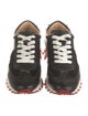 Christian Louboutin Spike Accents Leather Sneakers