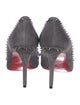 Christian Louboutin Spike Accents Suede Pumps