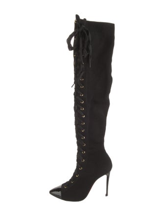 Christian Louboutin Lace-Up Boots